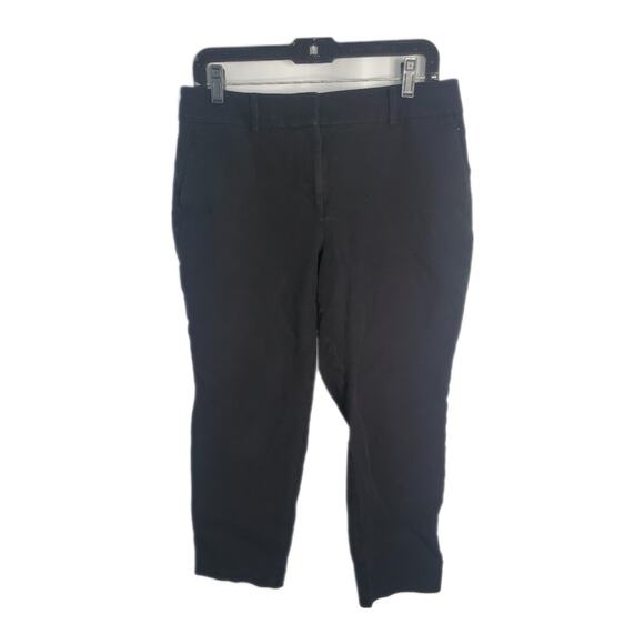 🆓 FREE Ann Taylor Factory black slacks work pants sz 8 Business Casual Basic - Picture 1 of 5